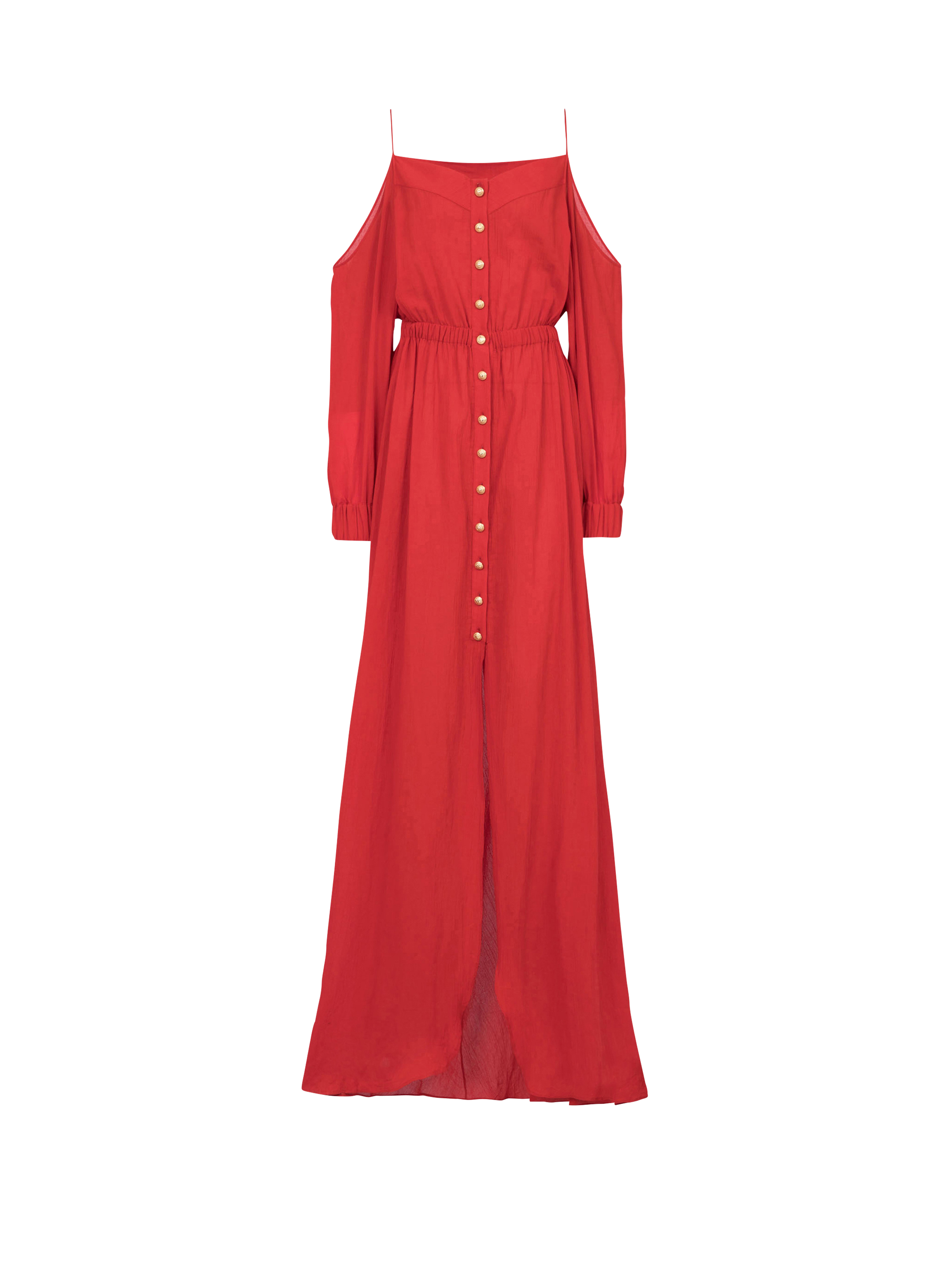코튼 드레스, 빨간색