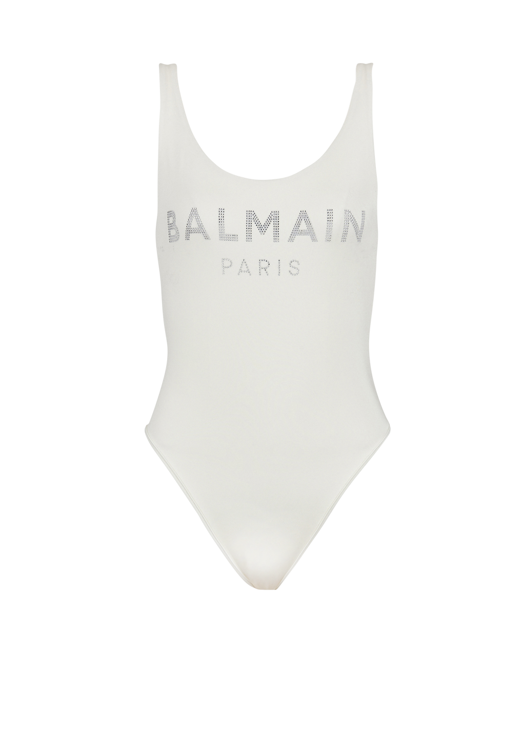 Balmain 로고 수영복, 흰색, hi-res