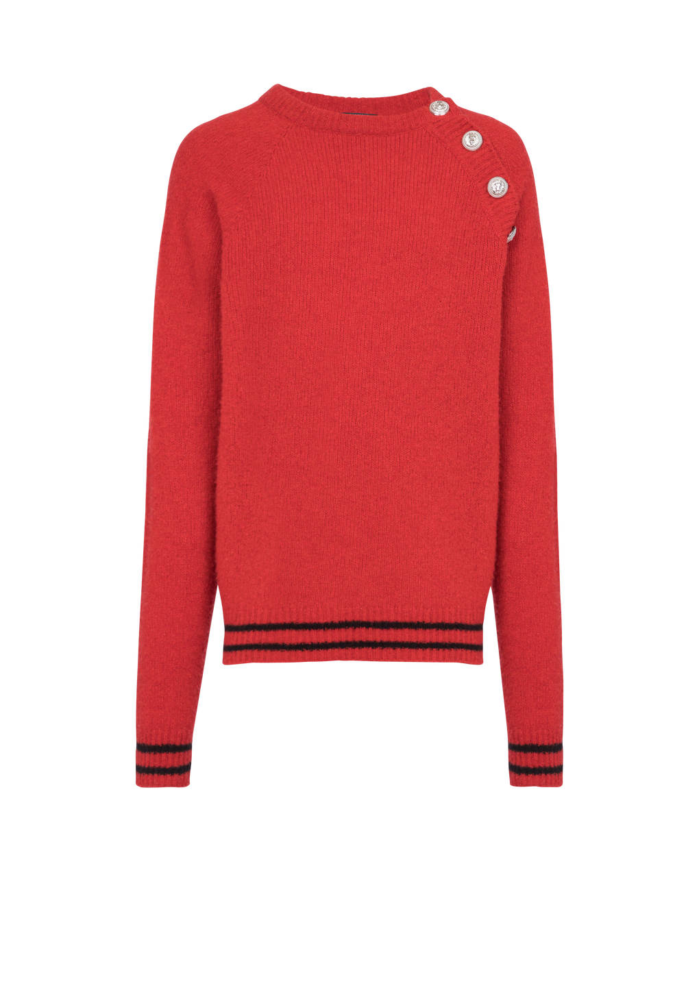 캐시미어 스웨터, 빨간색, hi-res