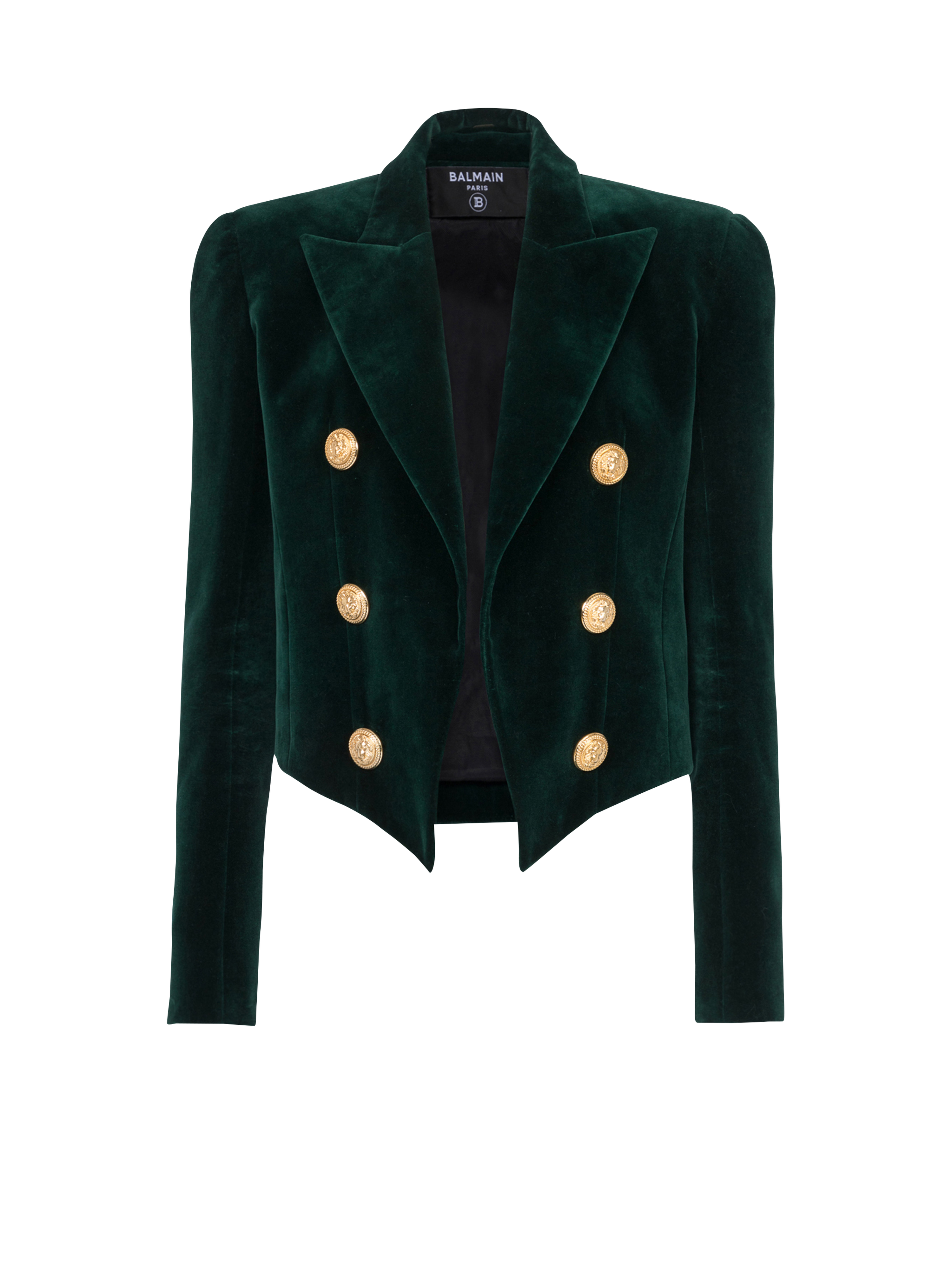 벨벳 스펜서 재킷, 녹색