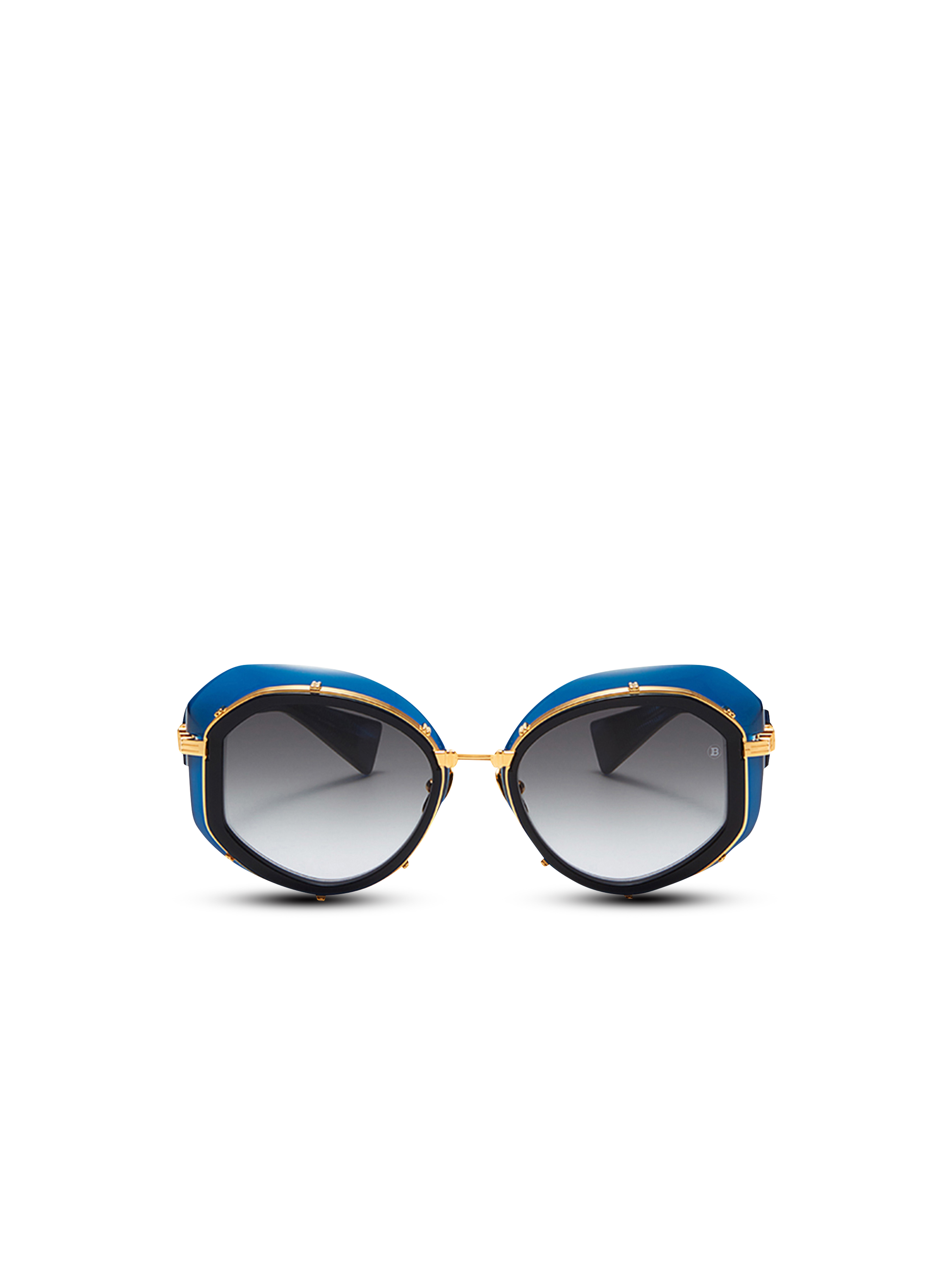 티타늄 Brigitte 선글라스, 파란색